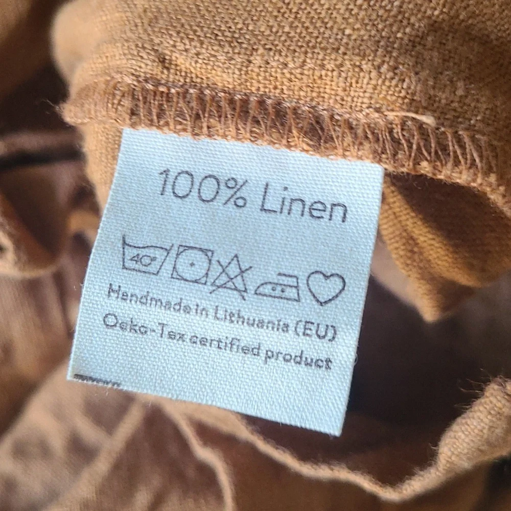 Magic Linen Medium Dress in Cinnamon - Picture 8 of 8